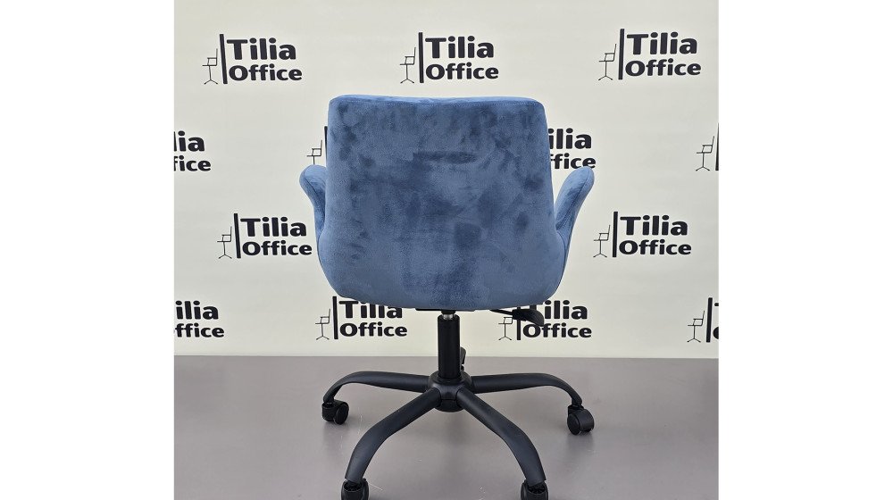 Maki Çalışma ve Çocuk Koltuğu Siyah Yonca Ayak Mavi